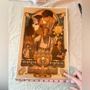 Art Nouveau Style 1999 Mummy Movie Poster